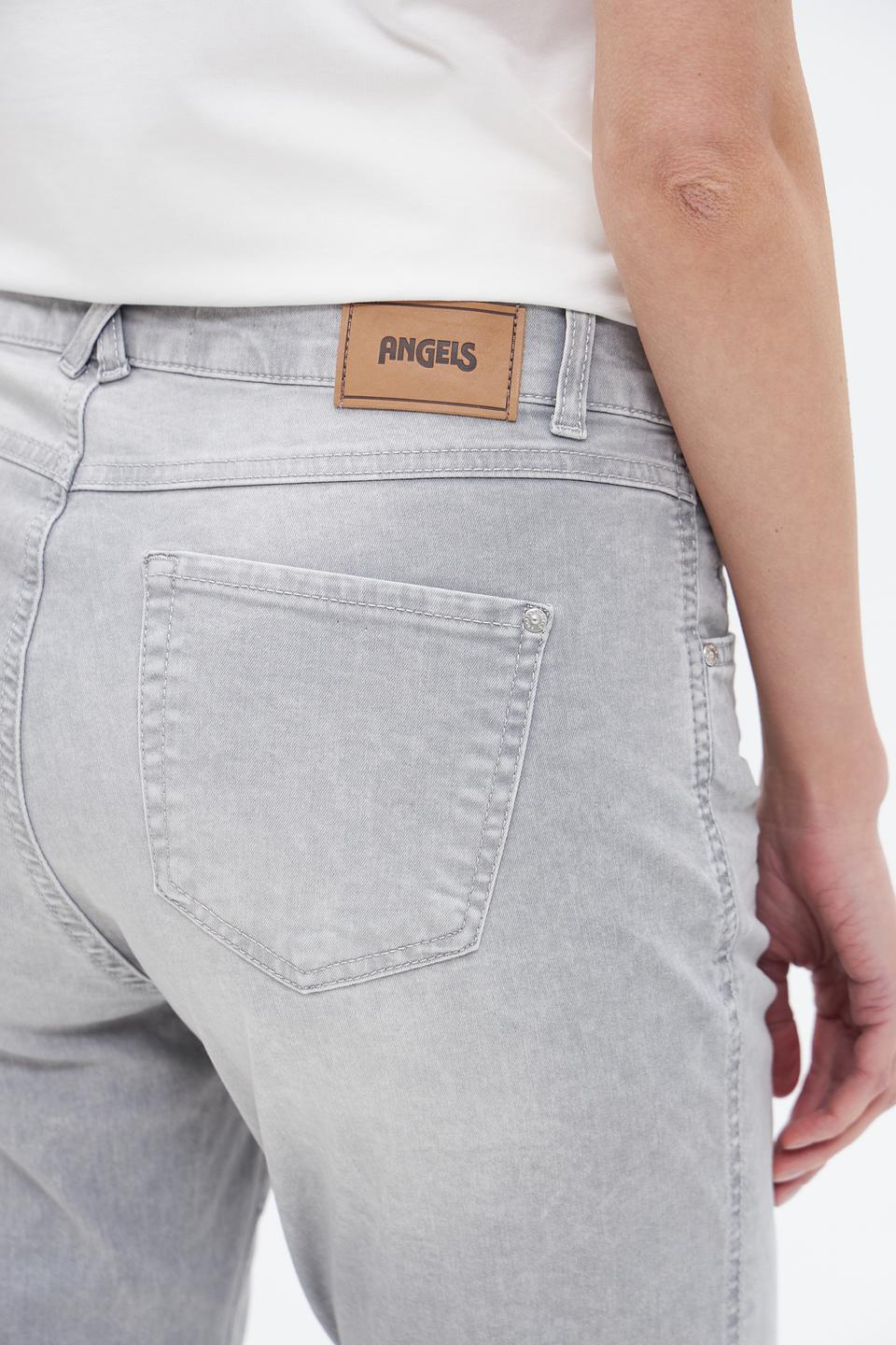 Джинсы Angels серые укороченные