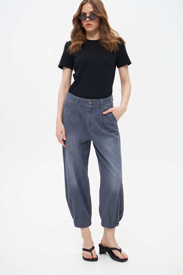 Джинсы Time Zone серые шаровары