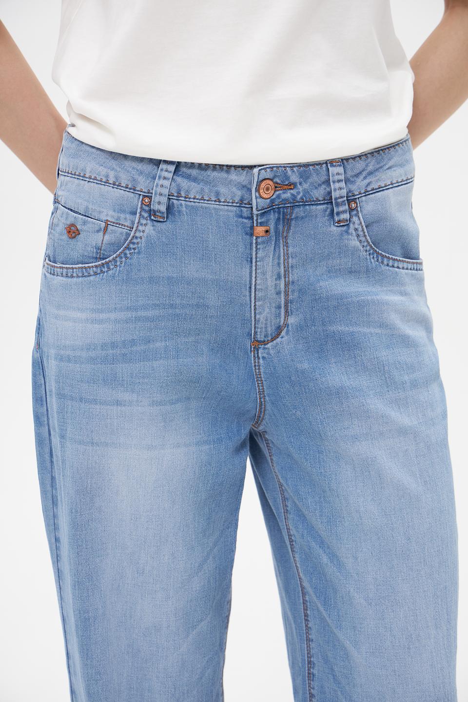 Джинсы Time Zone широкие голубые