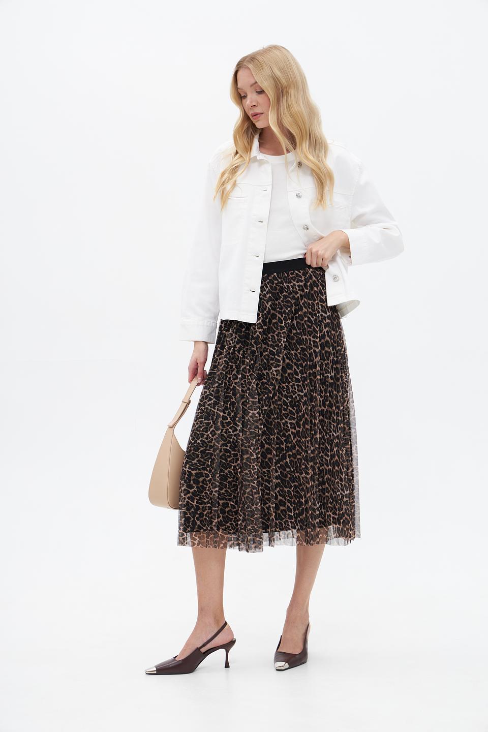 Юбка Rich and Royal с леопардовым принтом
