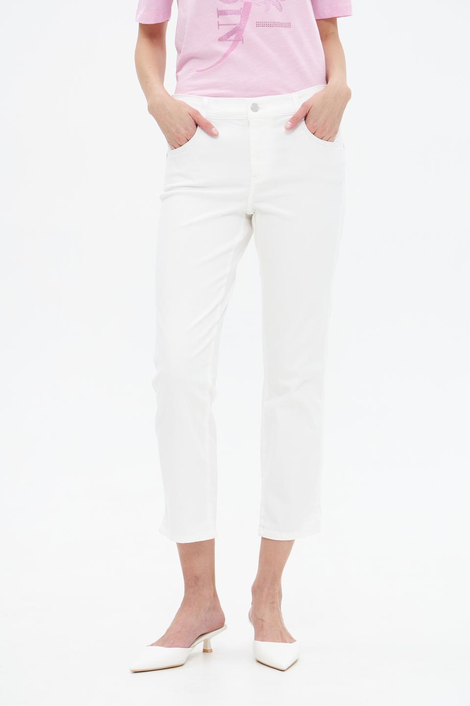 Джинсы Angels укороченные белые