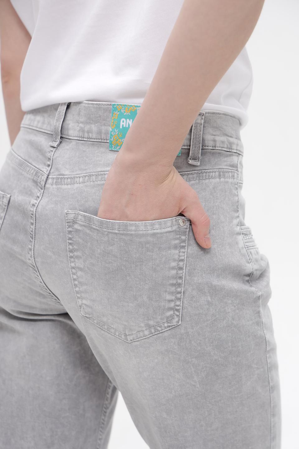 Джинсы Angels серые boyfriend