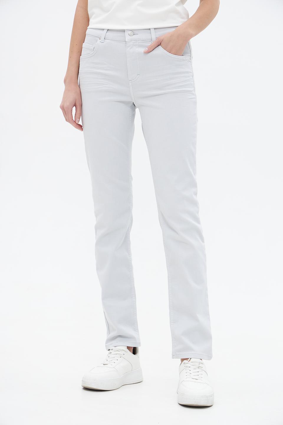 Джинсы прямые Angels светло-серые