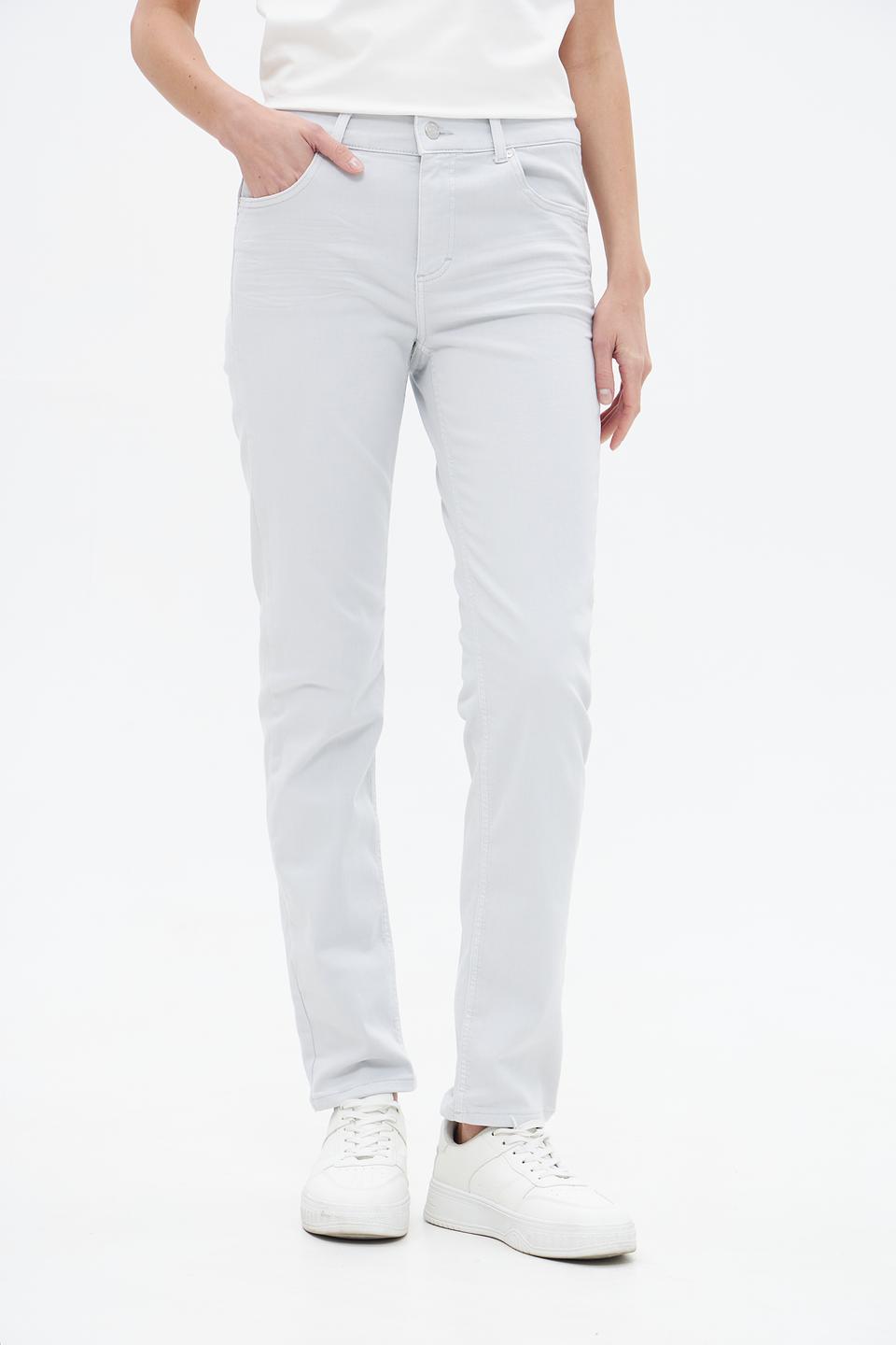 Джинсы прямые Angels светло-серые