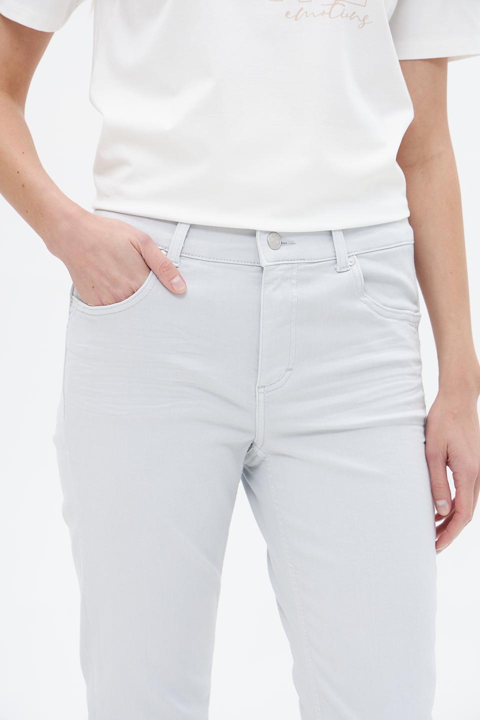 Джинсы прямые Angels светло-серые