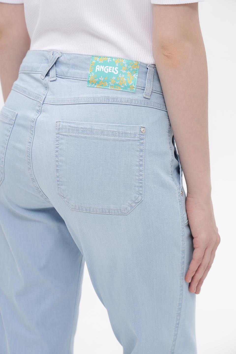 Брюки Angels укороченные светло-голубые