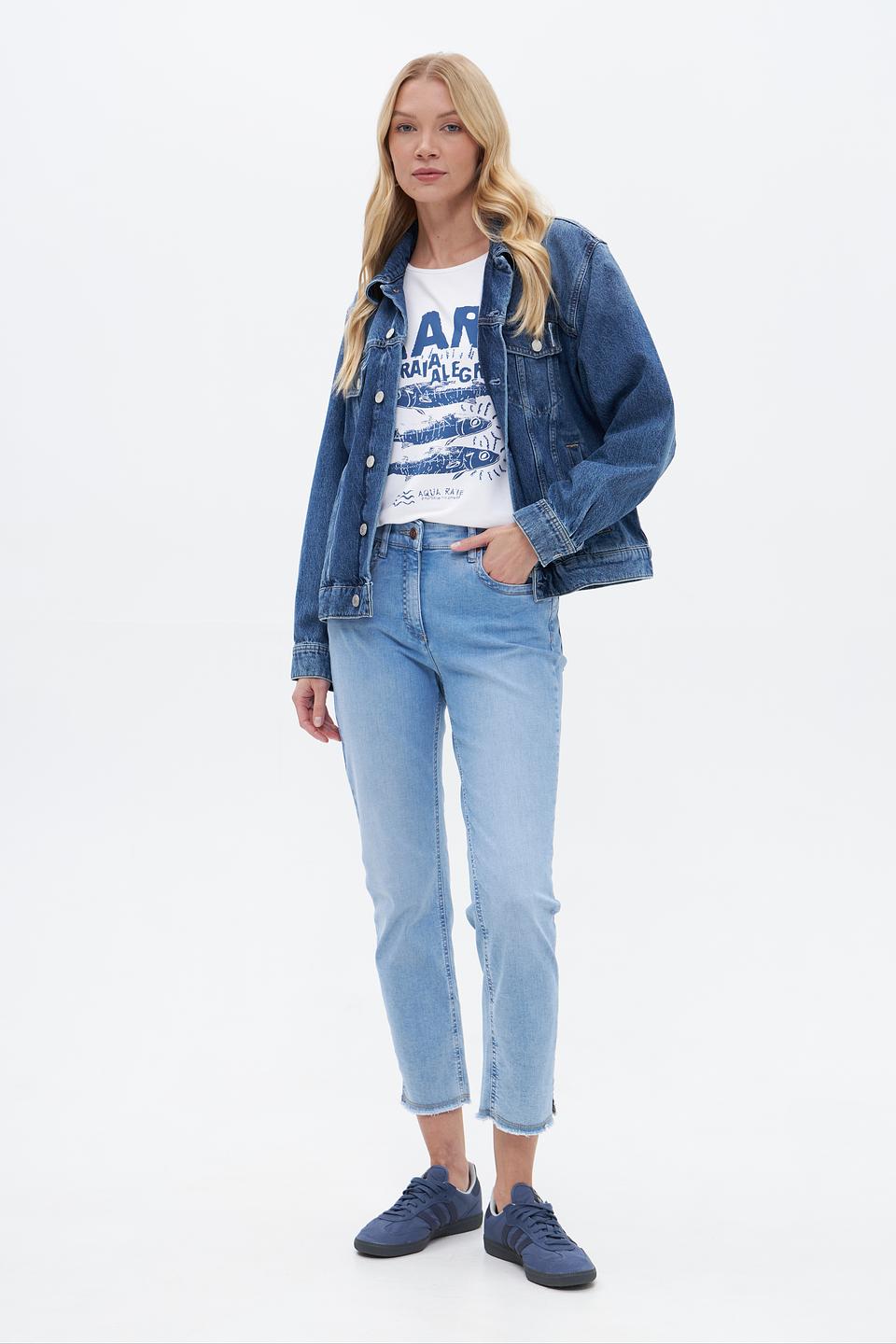 Джинсы ZRS Mom Fit светло-голубые