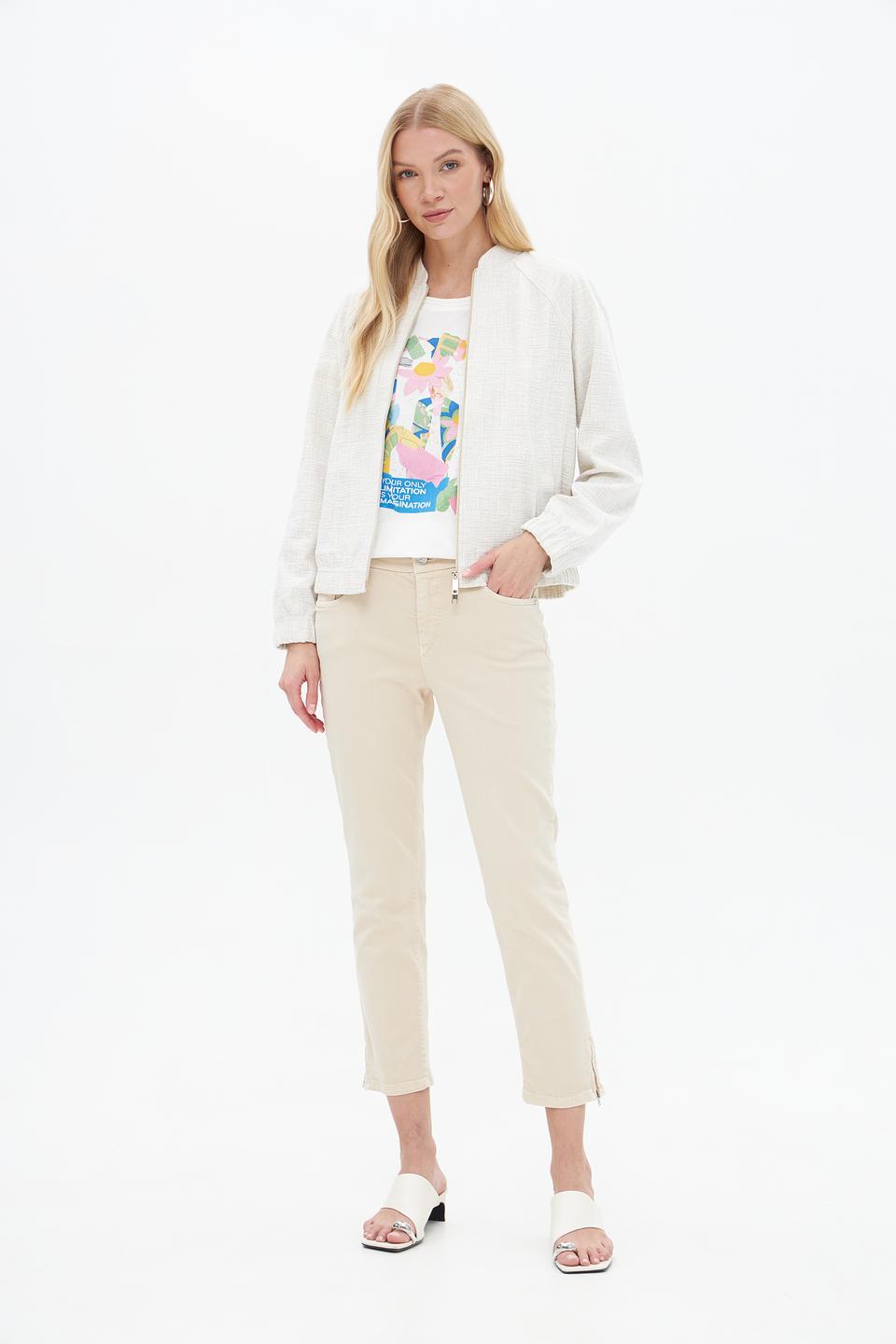 Брюки Gardeur прямого кроя бежевые