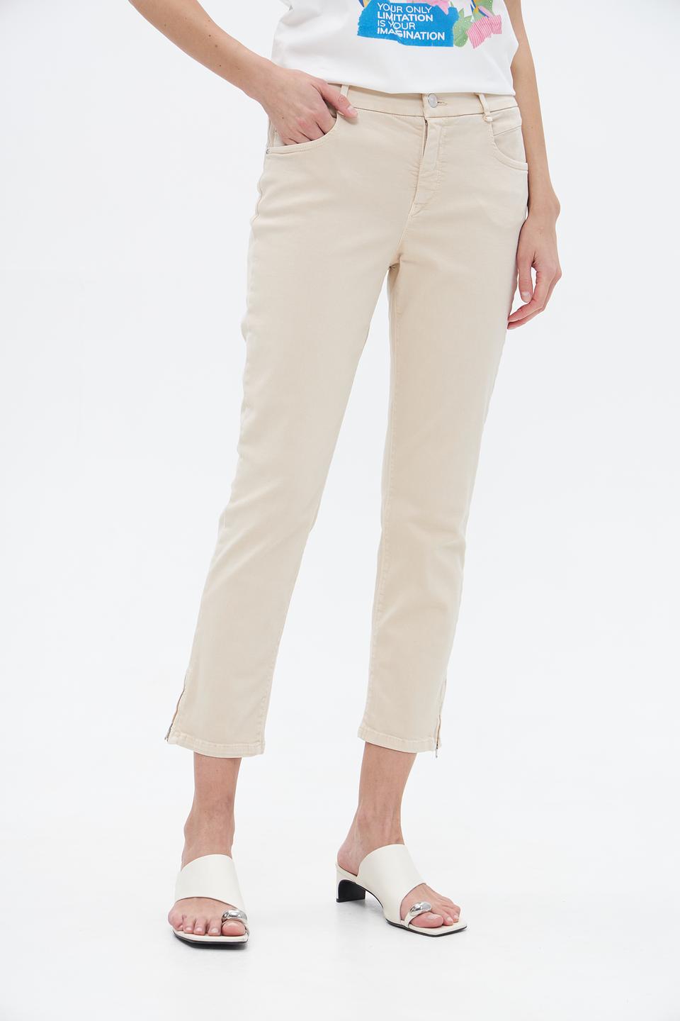 Брюки Gardeur прямого кроя бежевые