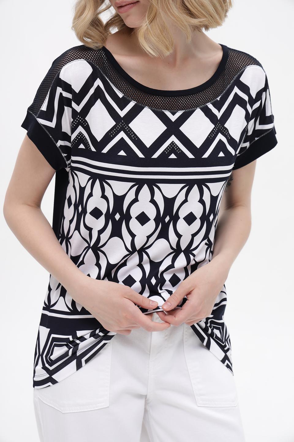 Футболка Tuzzi с геометрическим принтом