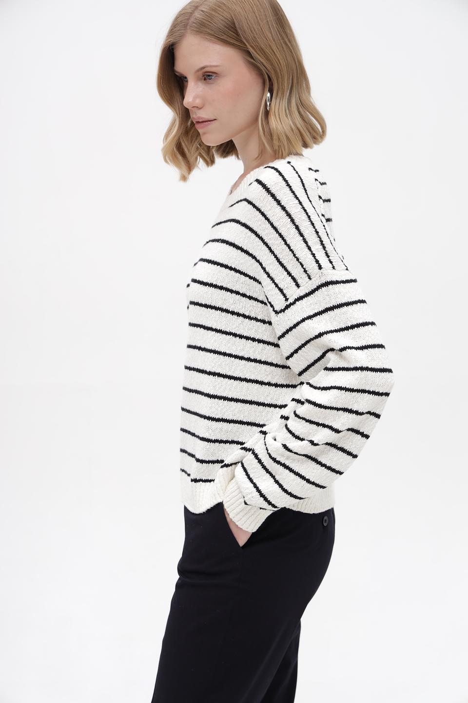 Пуловер Marc O Polo DENIM в полоску