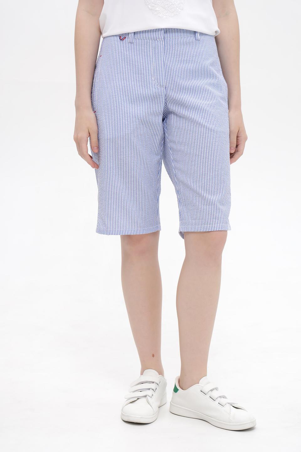 Шорты Ppep. в полоску голубую