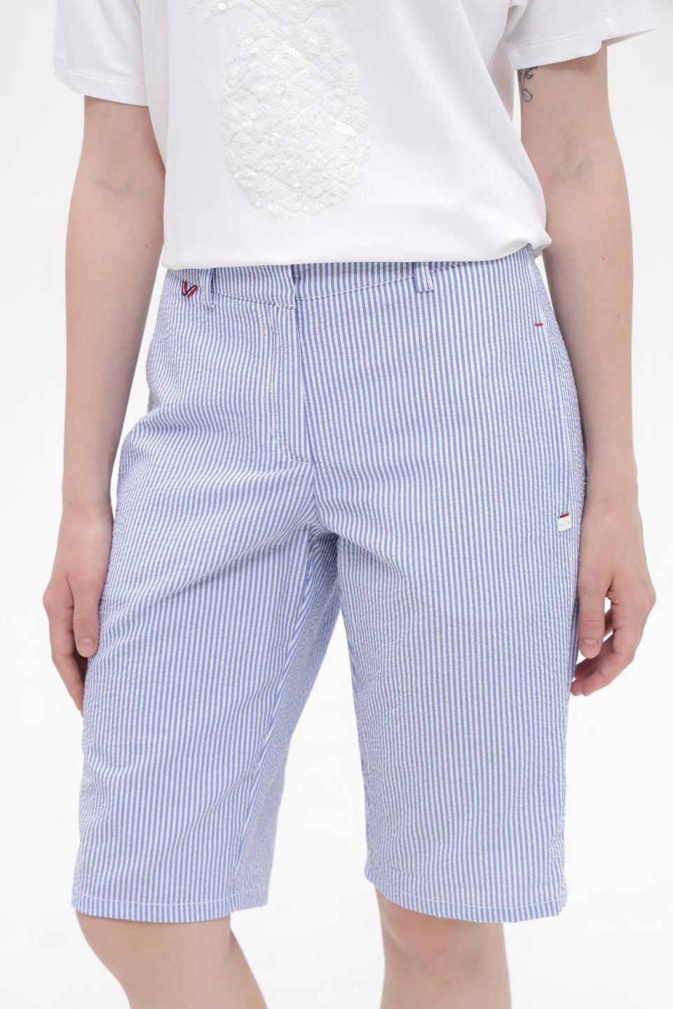 Шорты Ppep. в полоску голубую