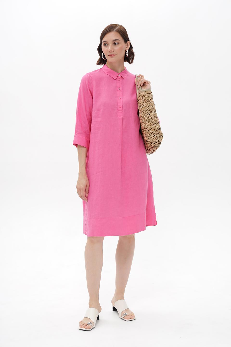 Платье рубашка Gerry Weber розовое