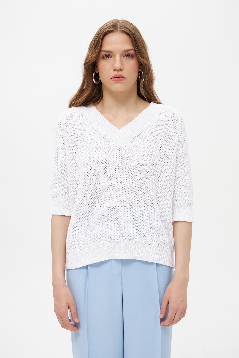 Пуловер Marc Aurel с V-образным вырезом