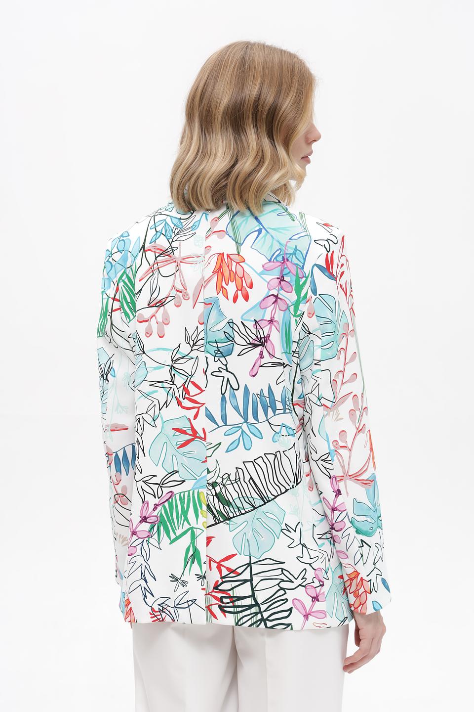Жакет Marc Cain с цветочным принтом