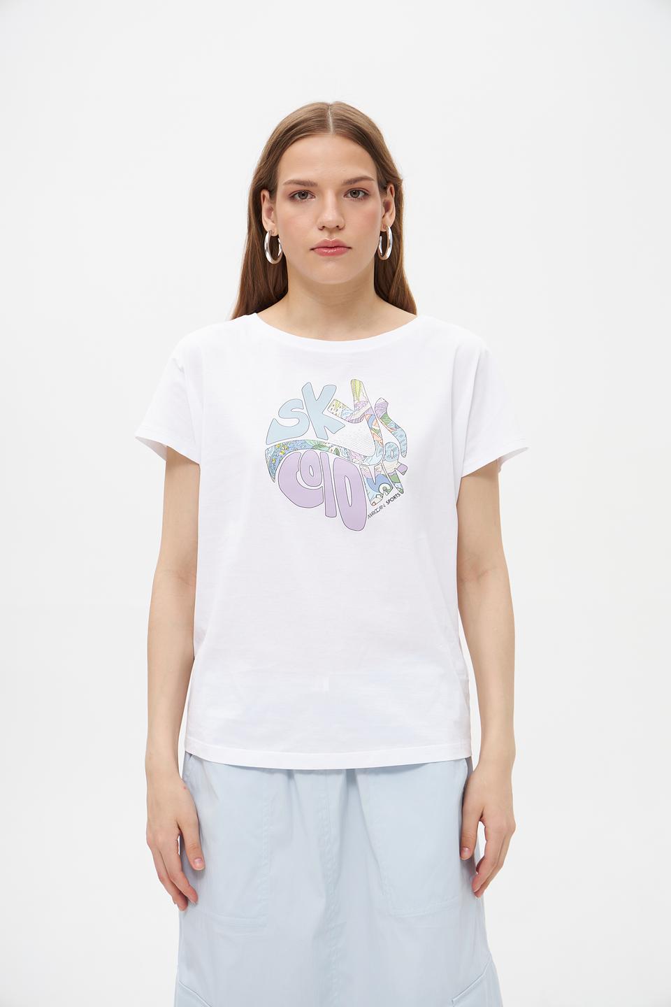 Футболка Marc Cain Sports с принтом