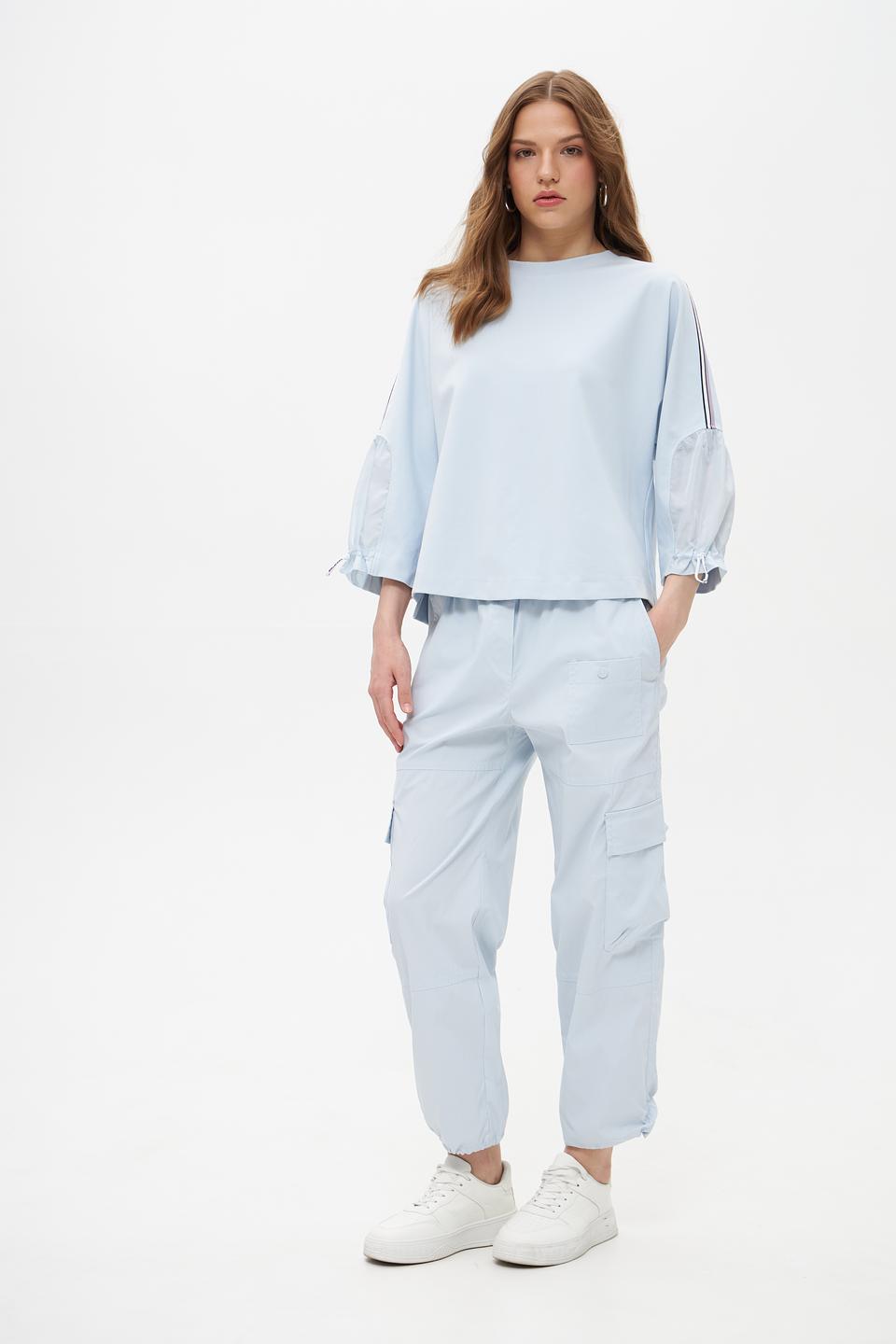 Брюки карго Marc Cain голубые