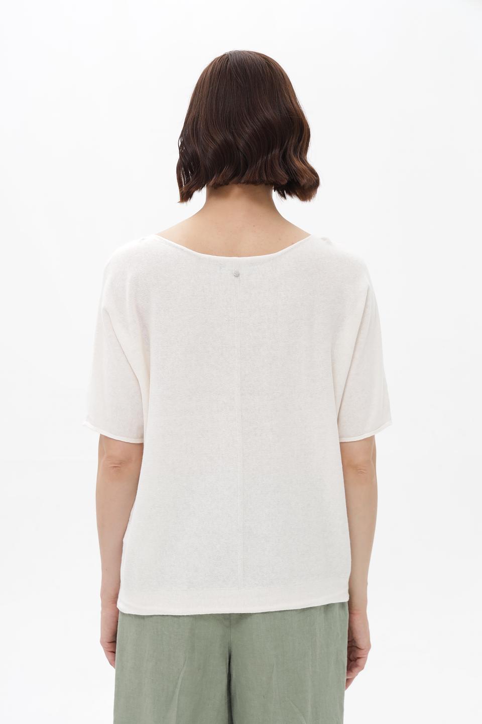 Пуловер Oui женский молочный