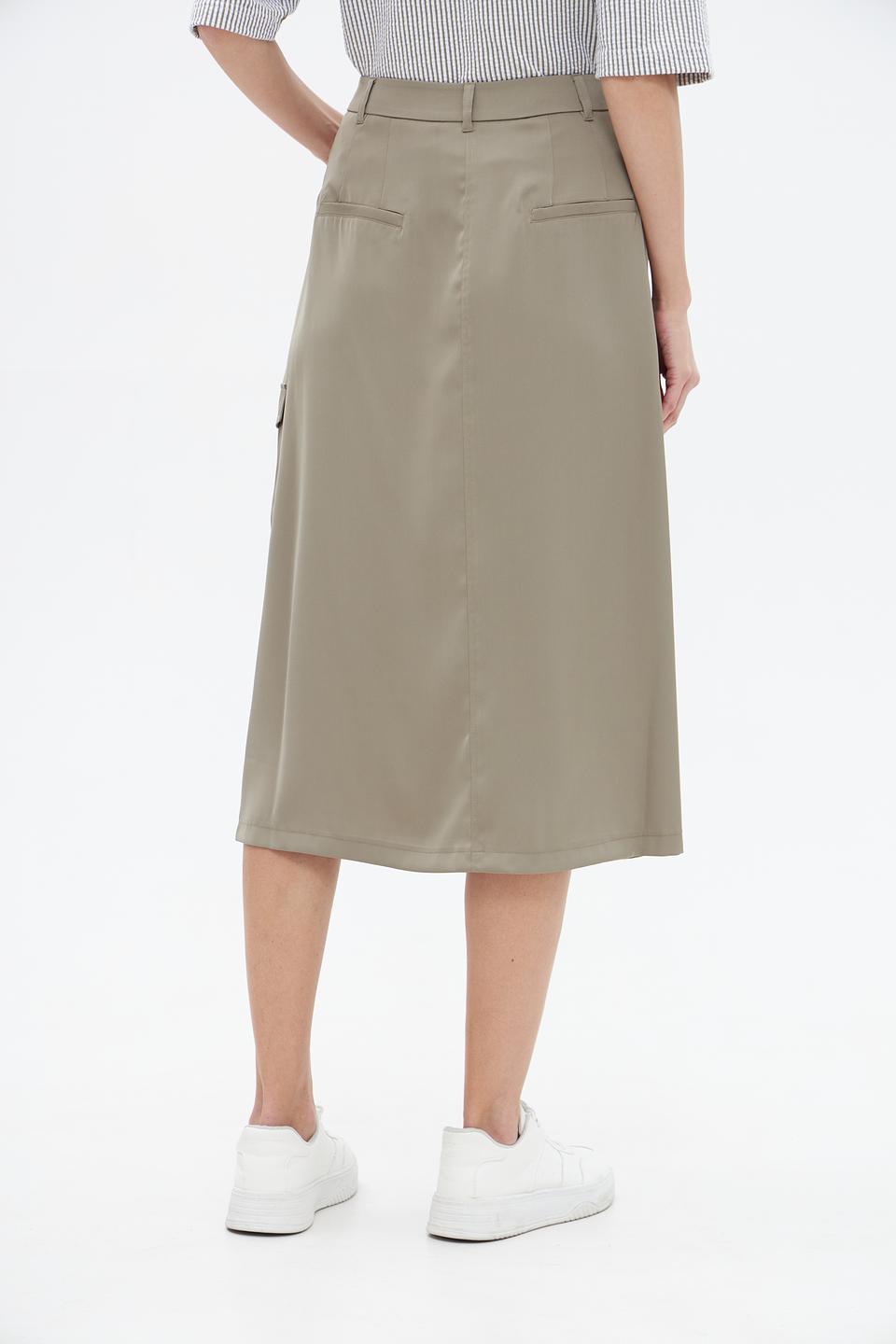 Юбка Betty Barclay хаки миди