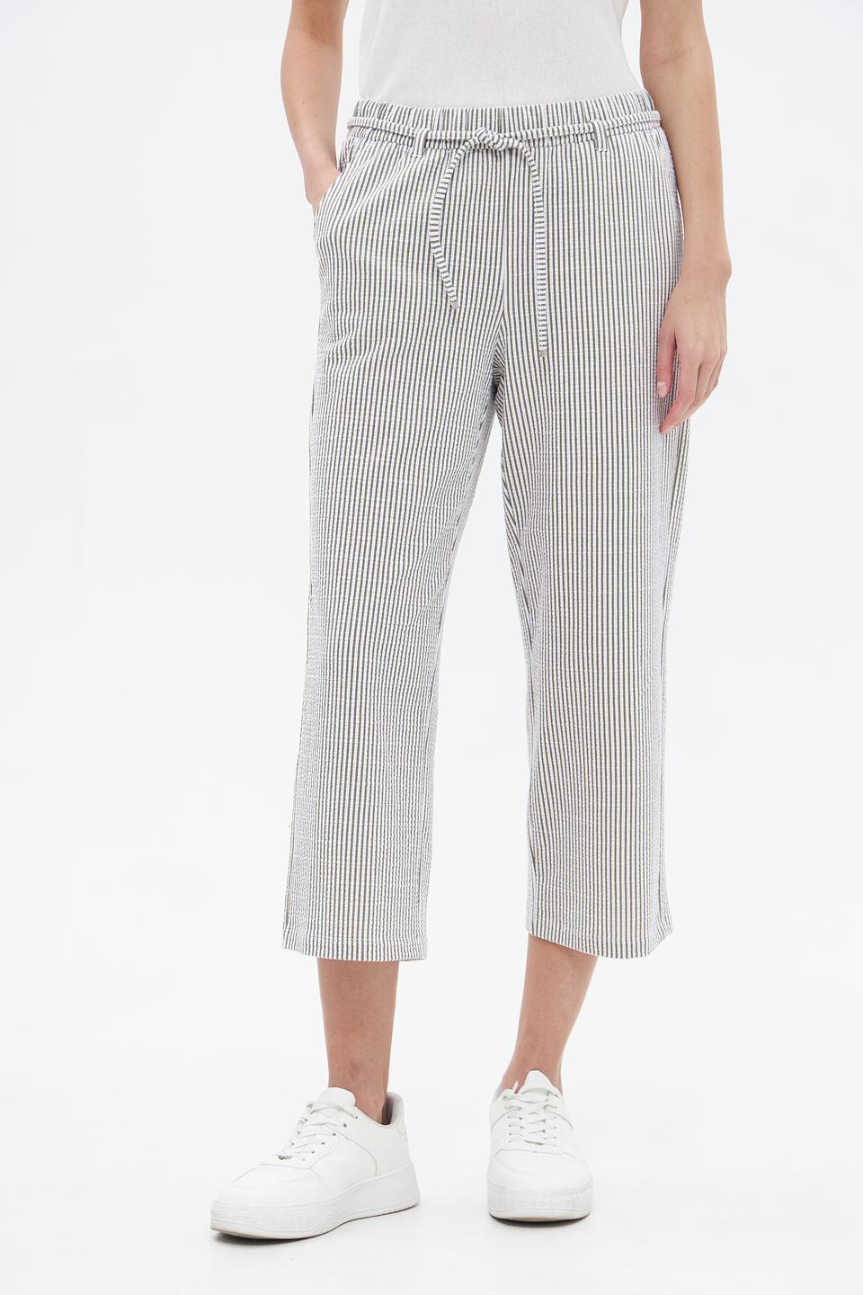 Брюки кюлоты Rabe collection в полоску