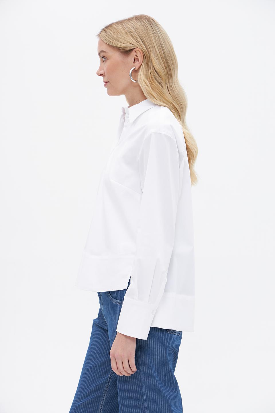 Блуза Lecomte классическая белая