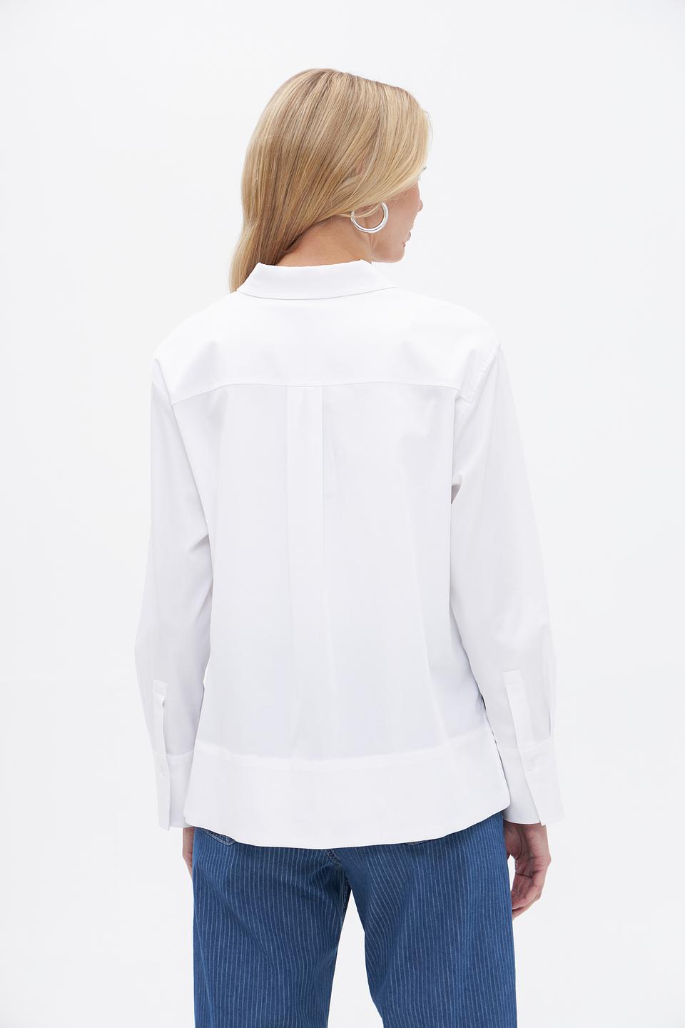 Блуза Lecomte классическая белая