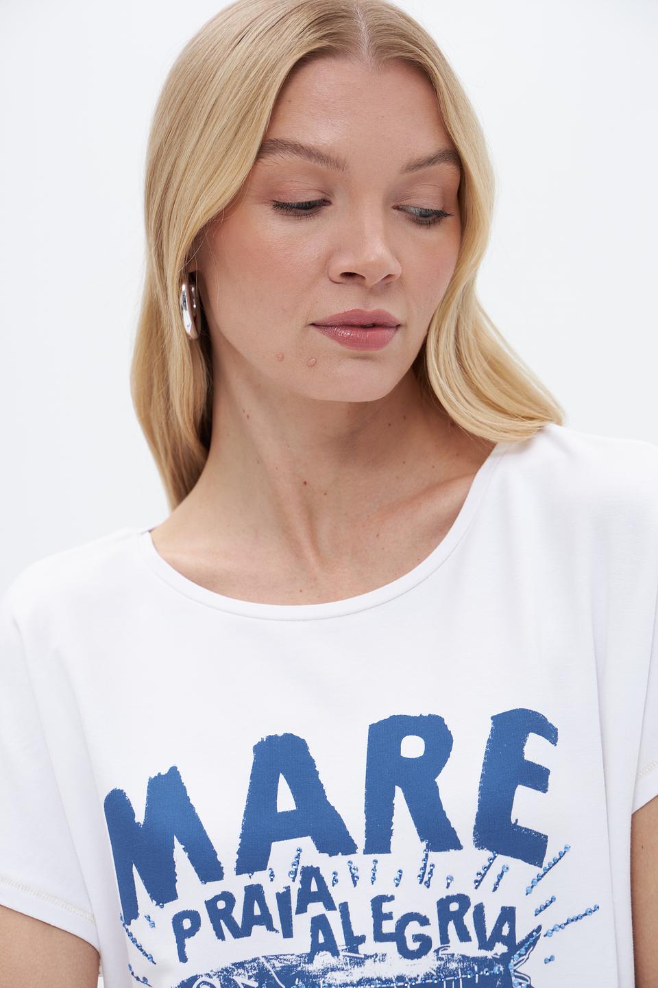 Футболка Oui с принтом "Mare"