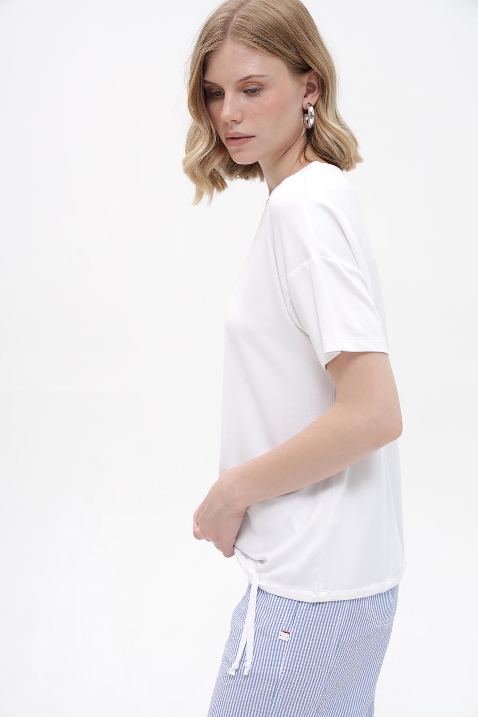 Футболка Bianca с ананасом белый