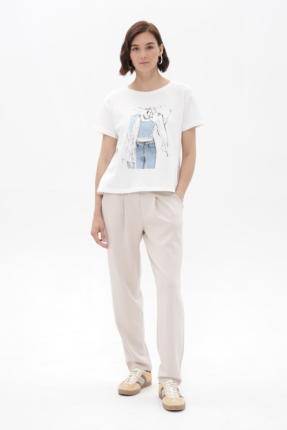 Футболка Monari с принтом