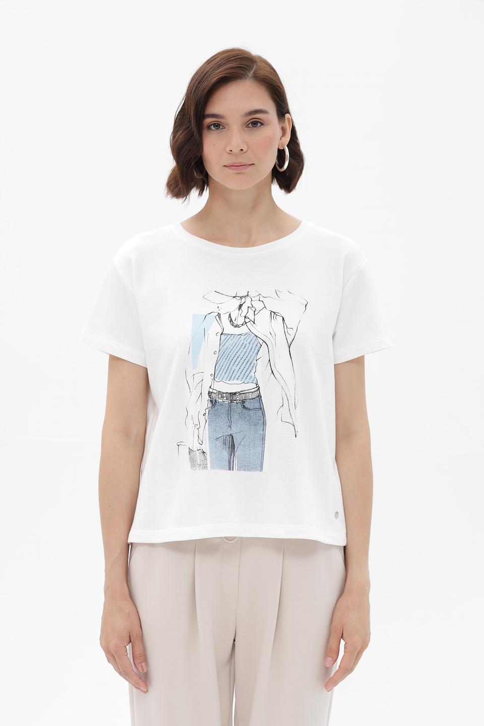 Футболка Monari с принтом