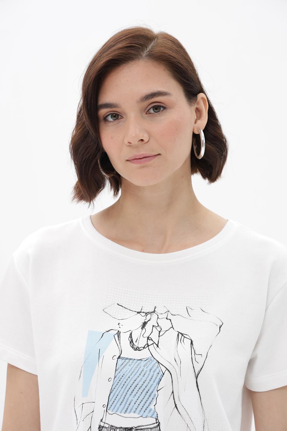 Футболка Monari с принтом