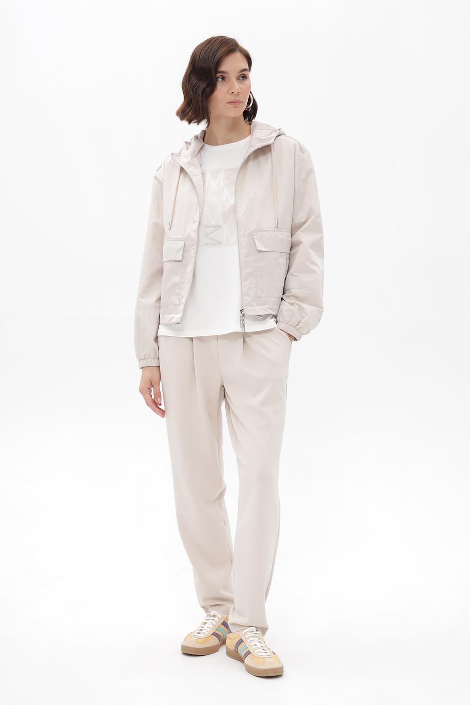 Куртка Monari бежевая с капюшоном