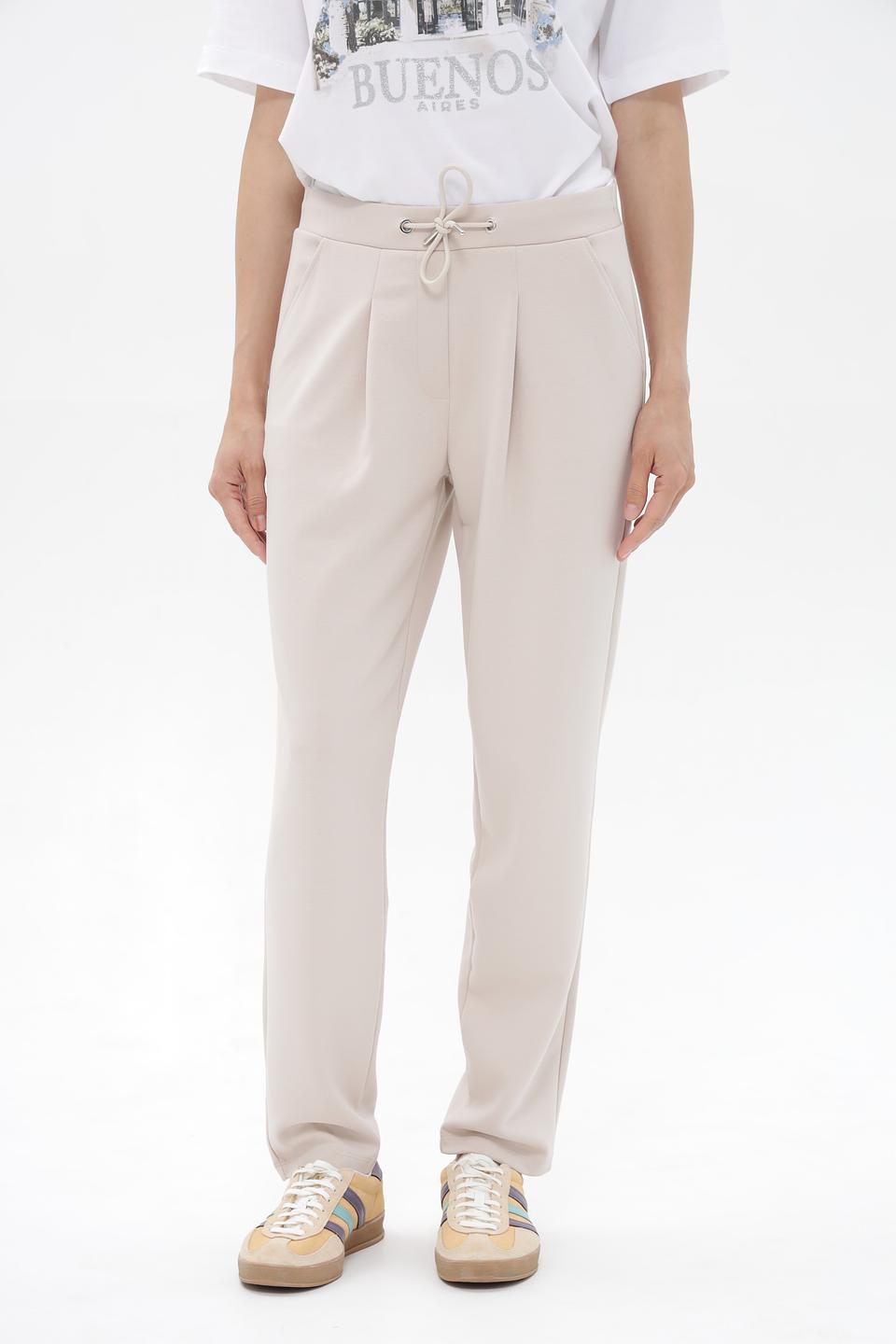 Брюки Monari бежевые с завязками