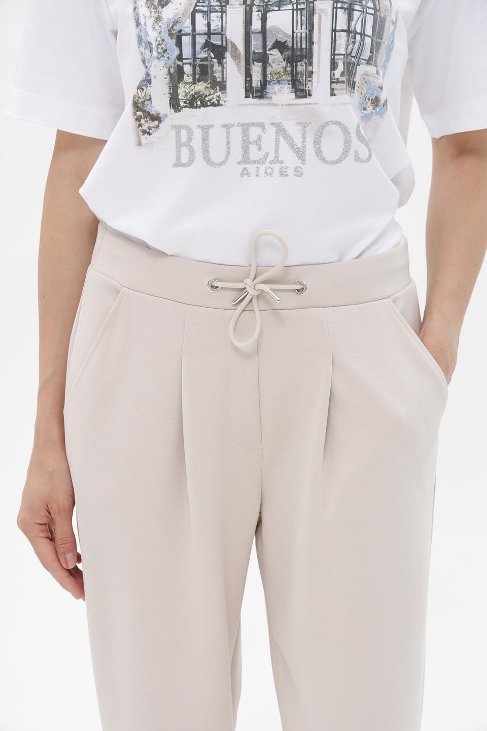 Брюки Monari бежевые с завязками