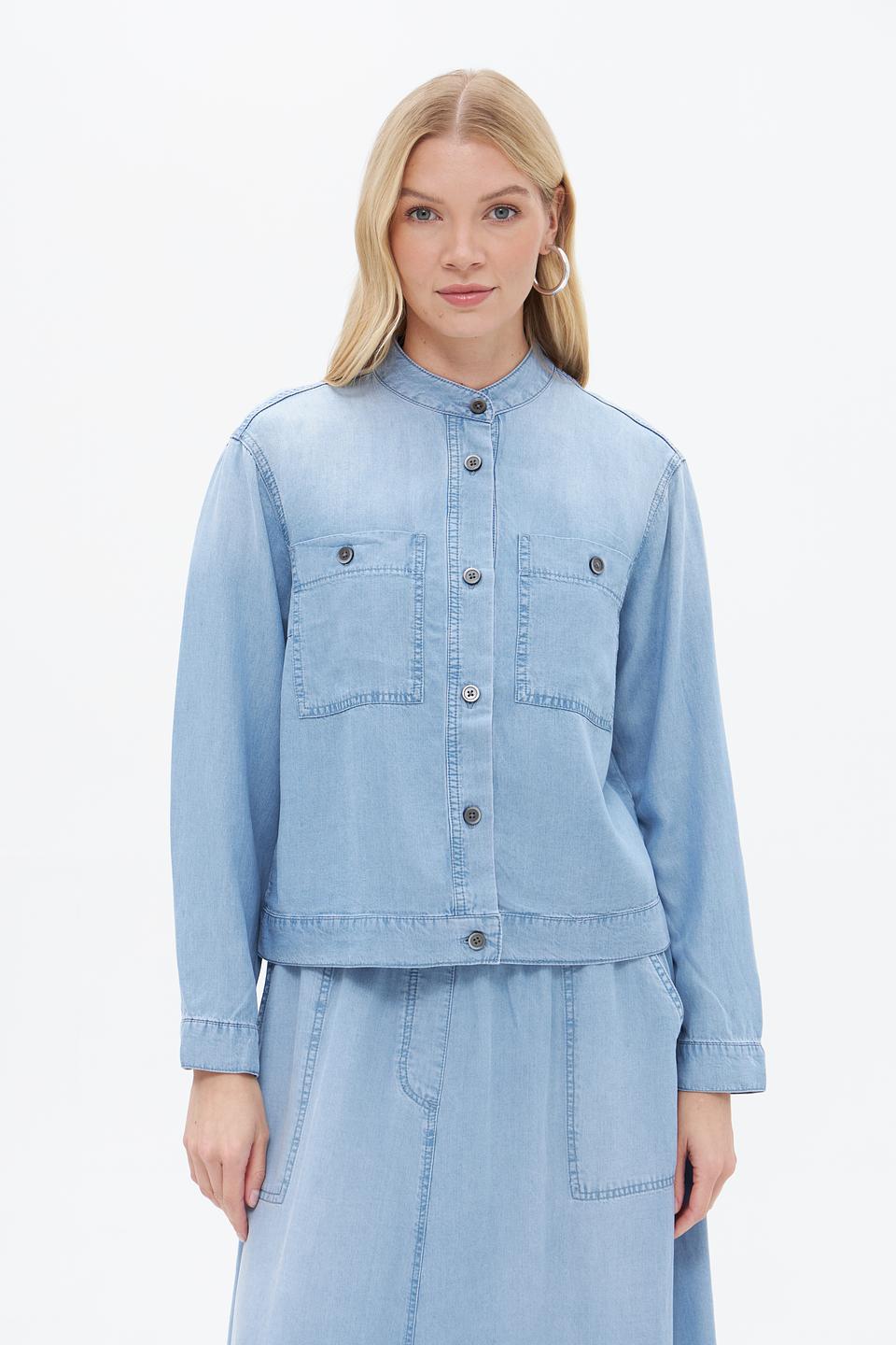 Жакет Lecomte джинсовый голубой