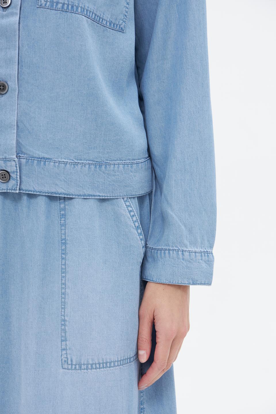 Жакет Lecomte джинсовый голубой