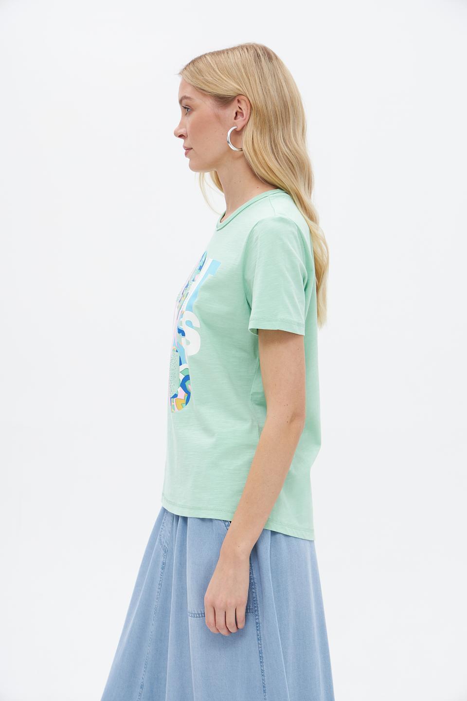 Футболка Lecomte с принтом