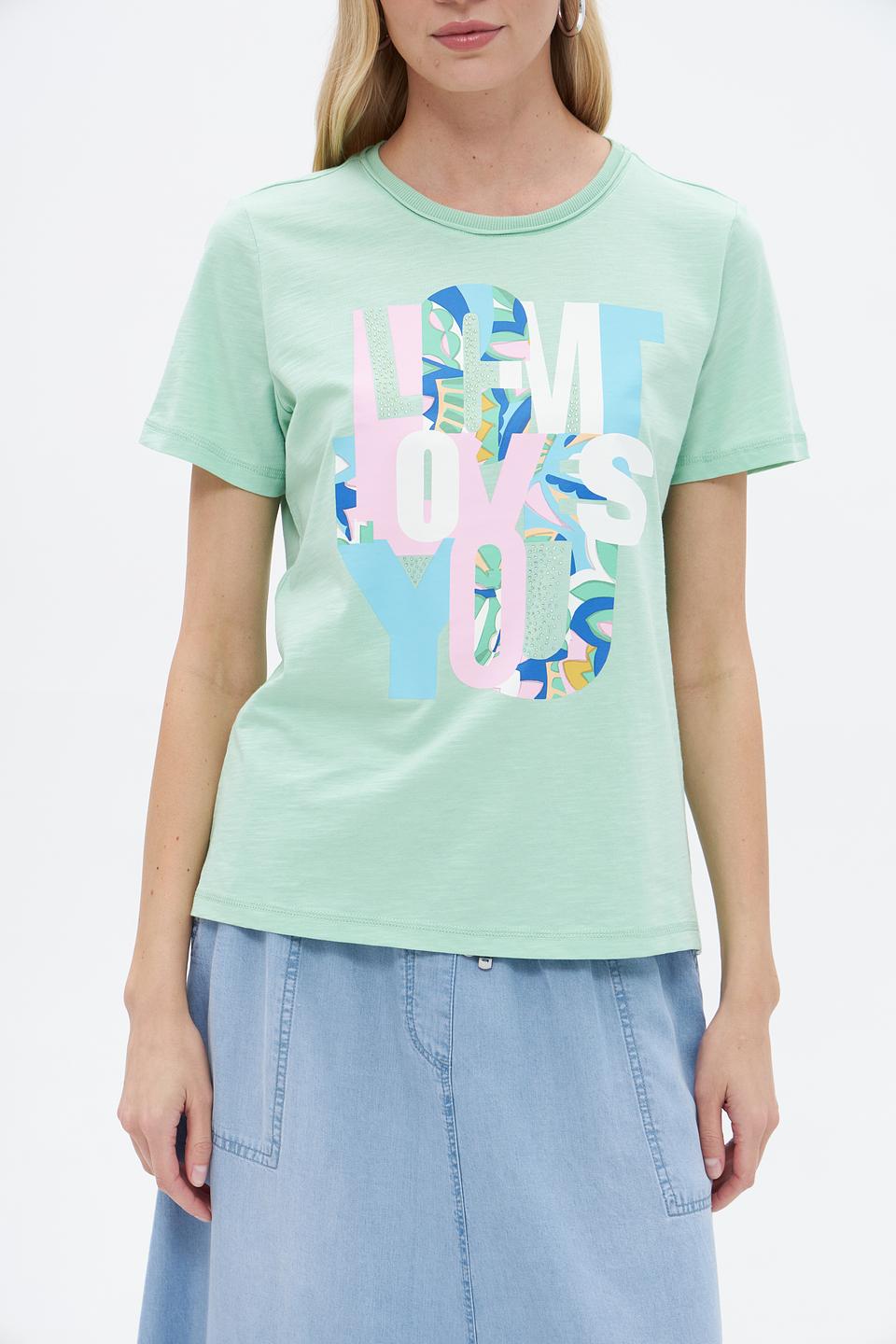 Футболка Lecomte с принтом