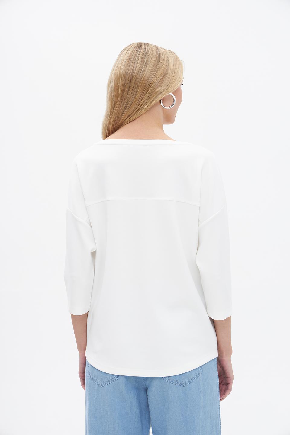 Пуловер Lecomte с принтом