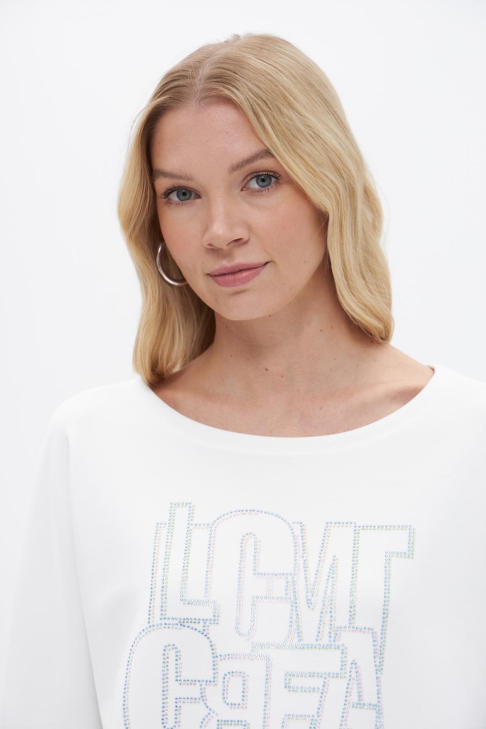 Пуловер Lecomte с принтом