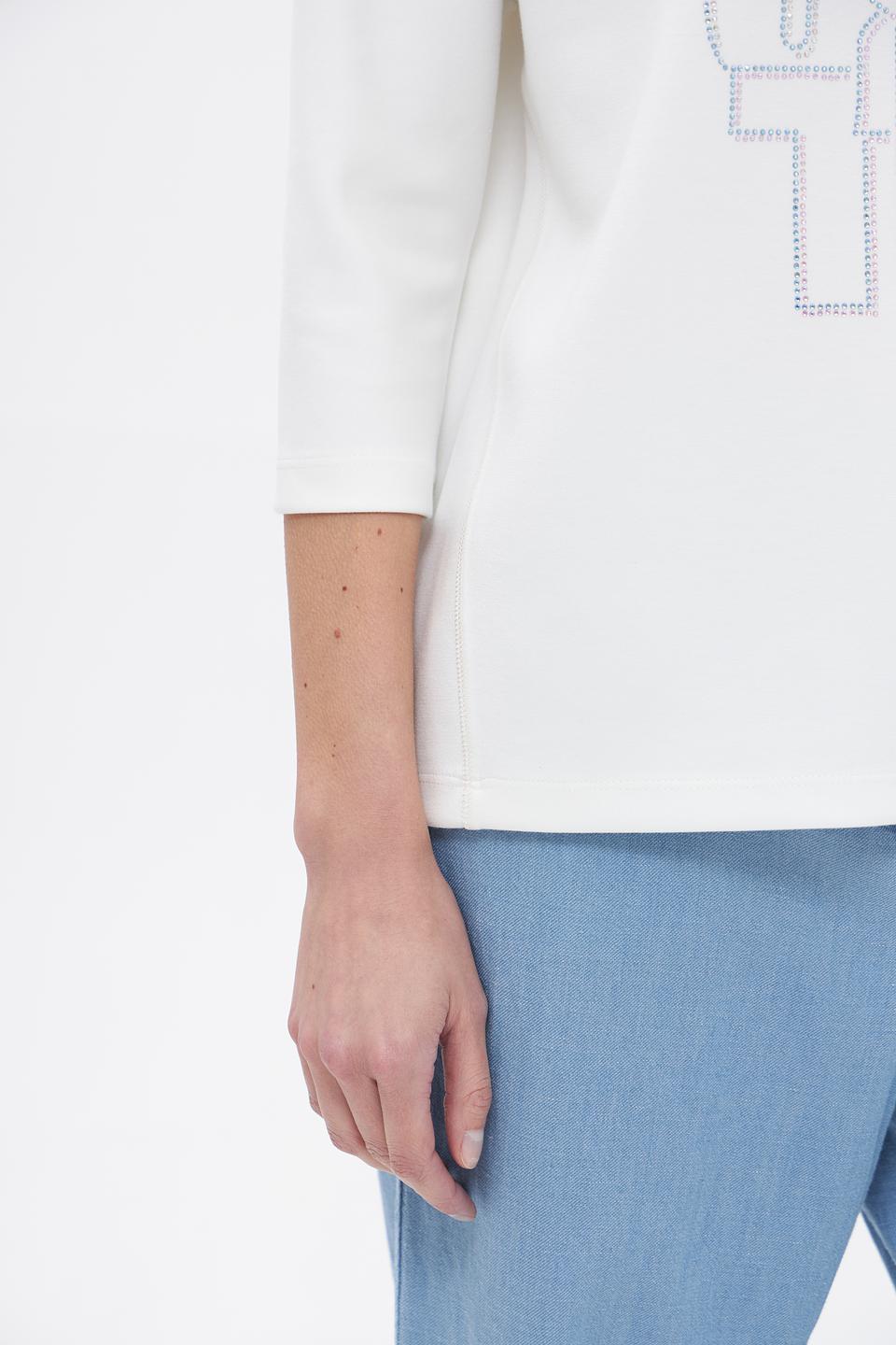 Пуловер Lecomte с принтом