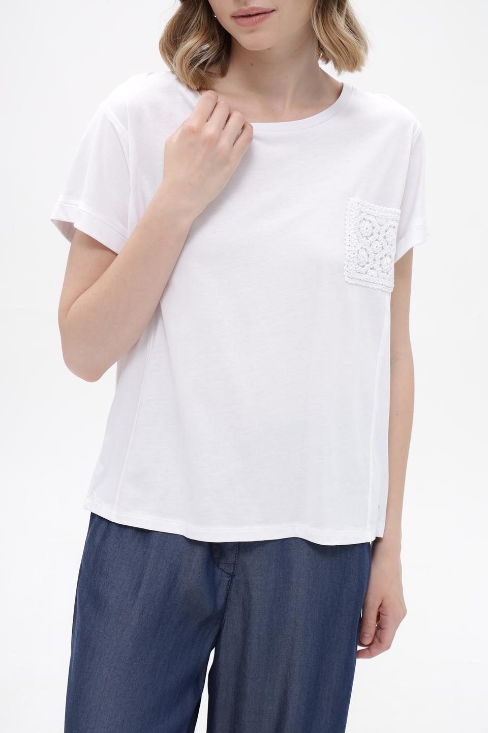 Футболка Monari с кружевом