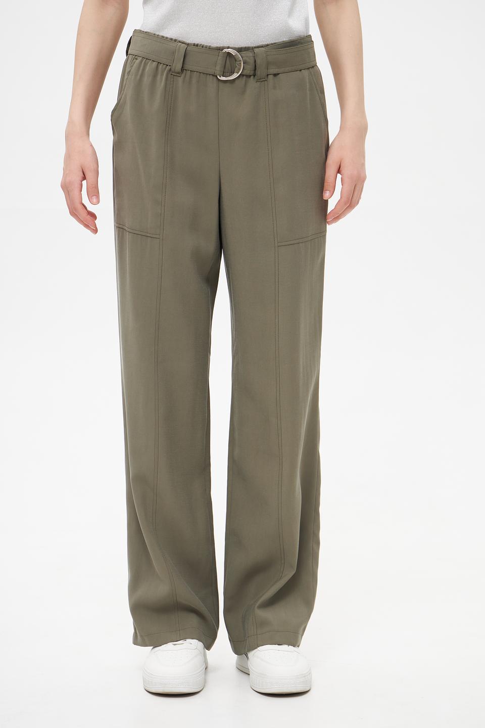 Брюки широкие Bianca хаки