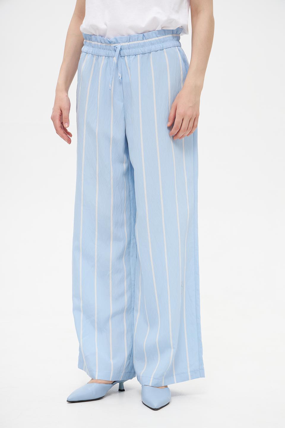 Брюки палаццо Marc Aurel в полоску