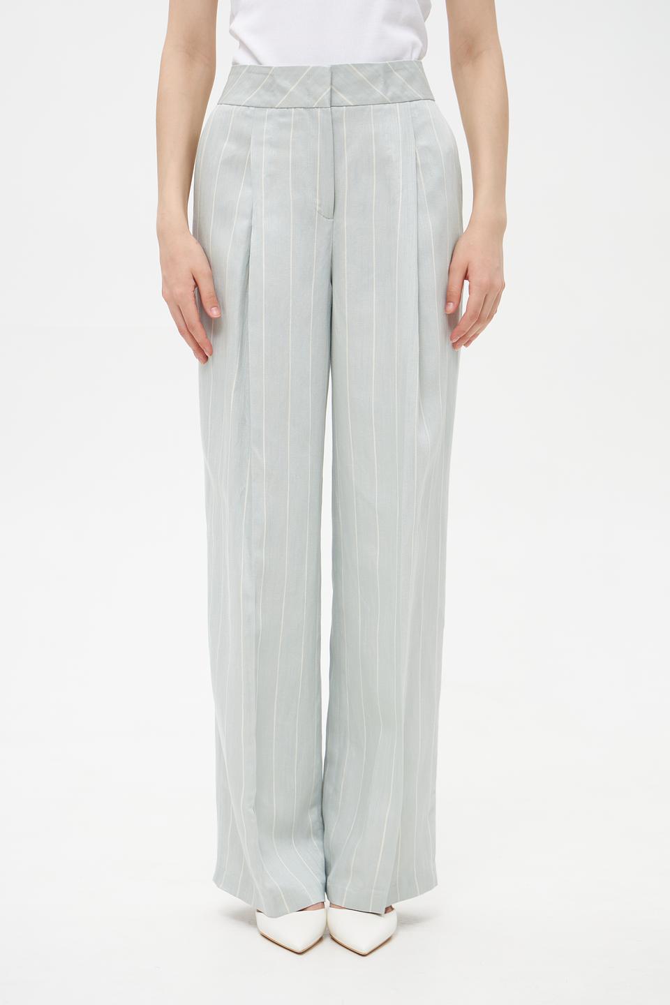 Брюки палаццо Marc Cain в полоску