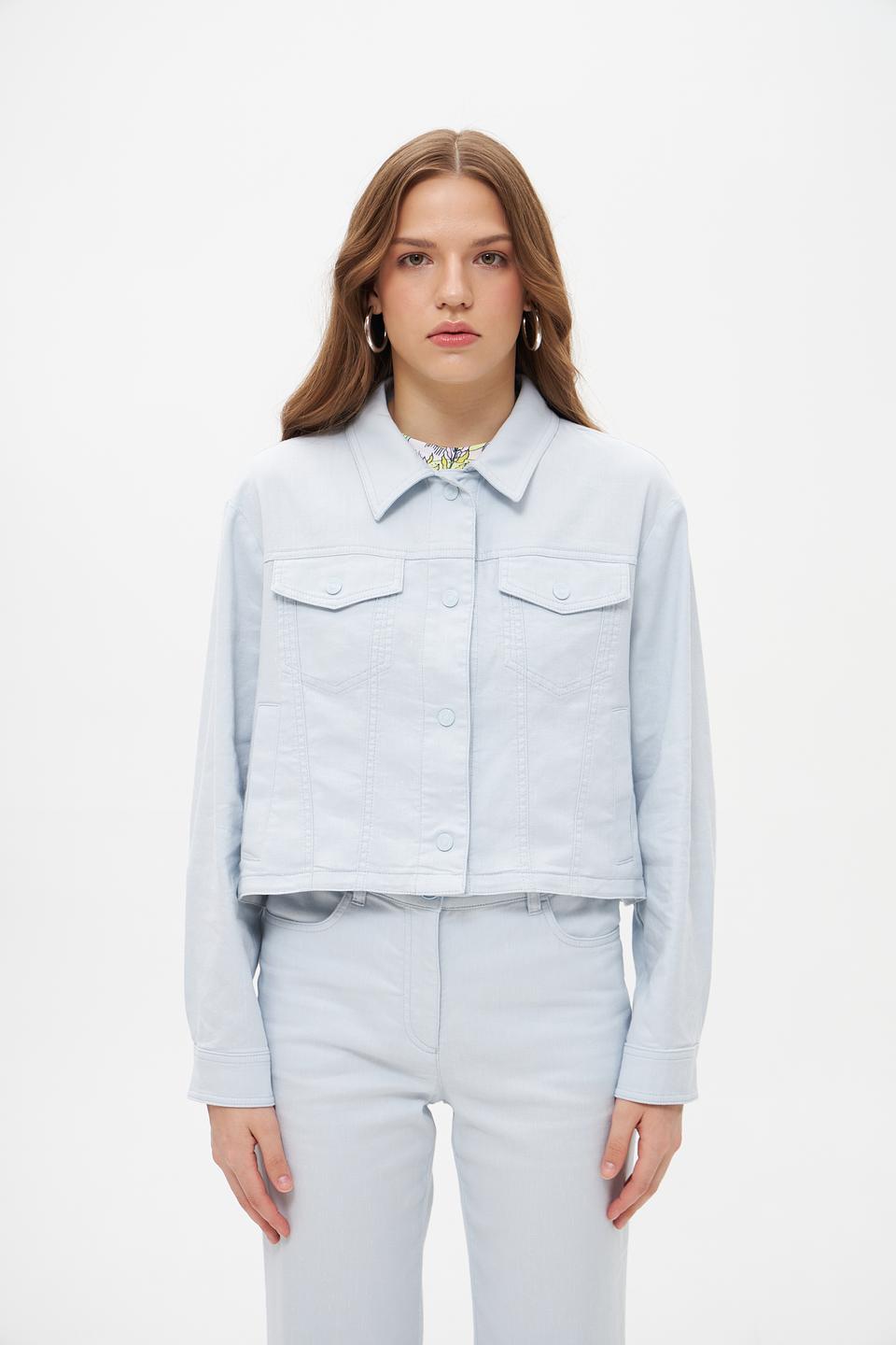 Жакет Marc Cain светло-голубой