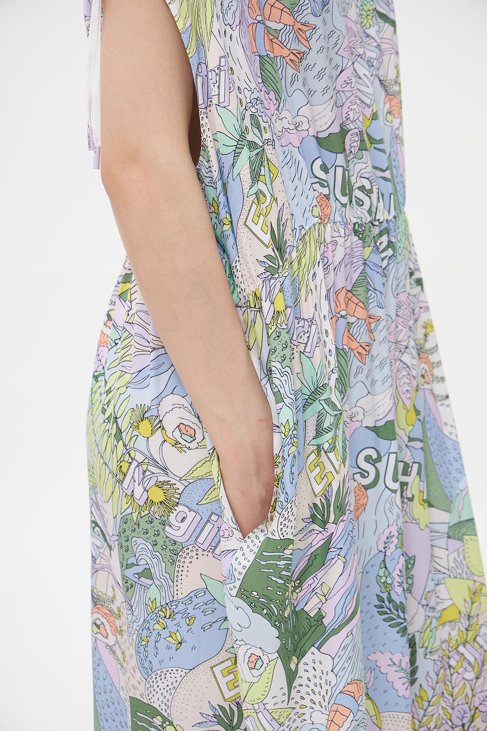 Платье Marc Cain с принтом