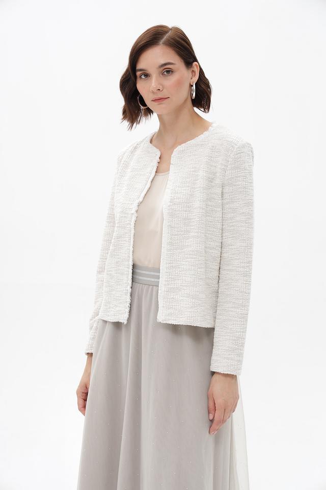 Жакет Bianca твидовый бежевый