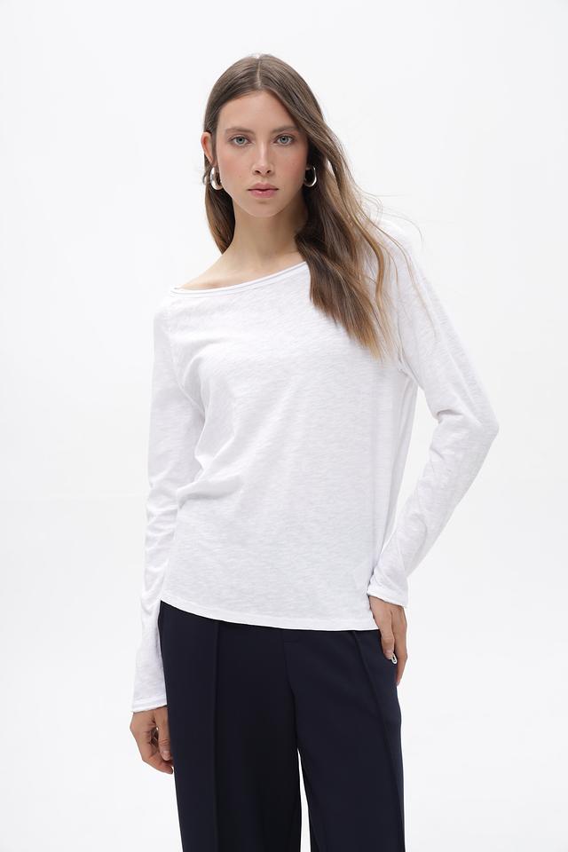 Пуловер Tom Tailor denim белый